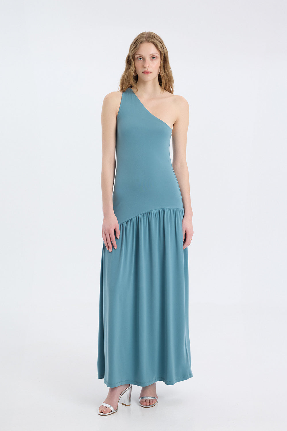 One-Shoulder Maxi Dress