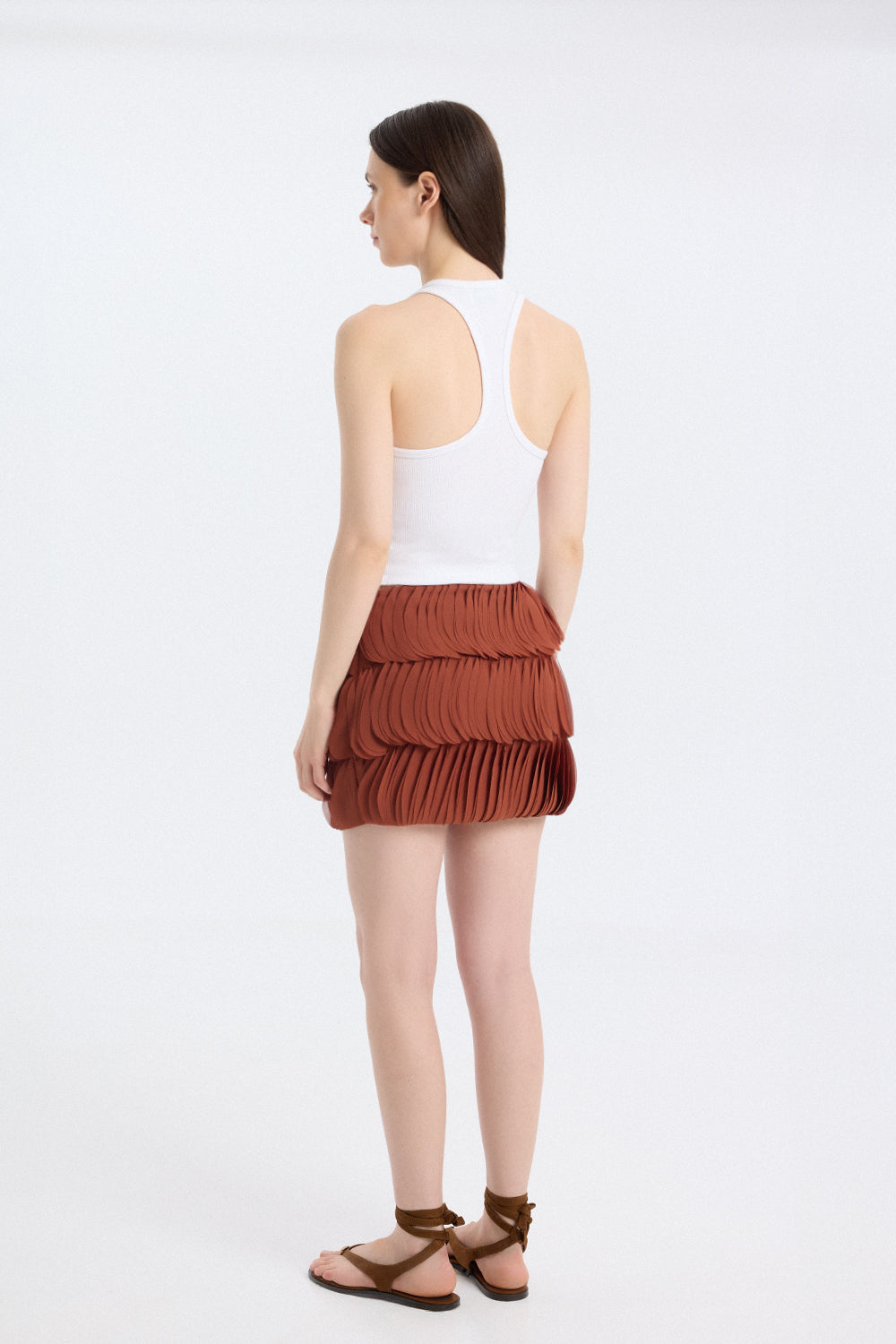 Textured Mini Skirt