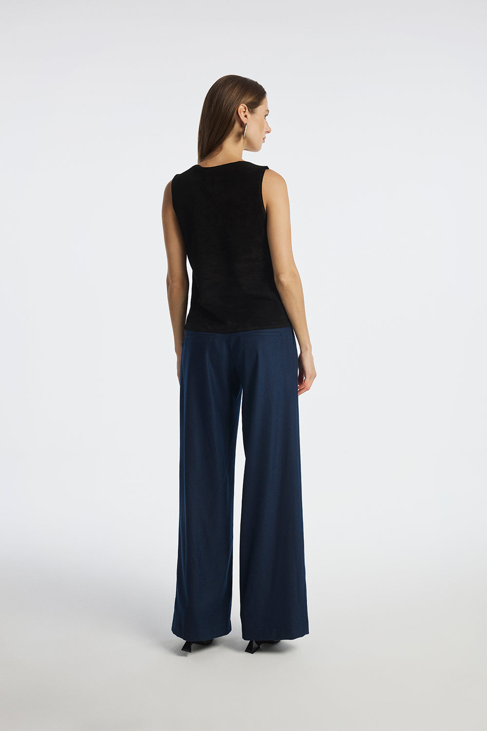 Fluid Wide-Leg Trousers