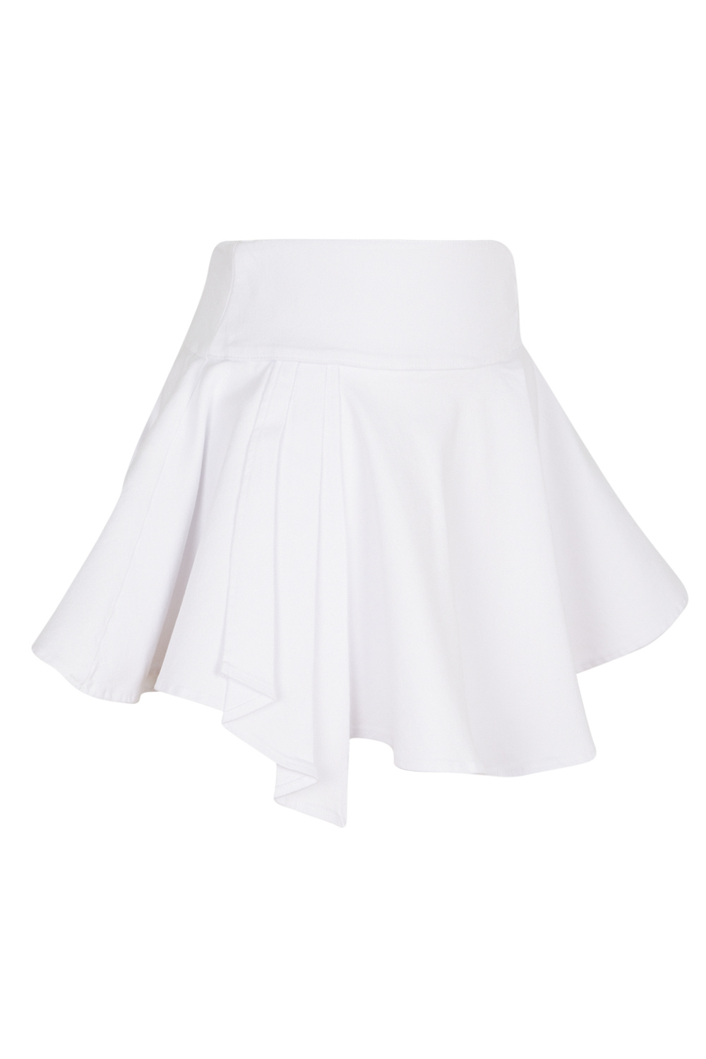Asymmetric Flare Skirt