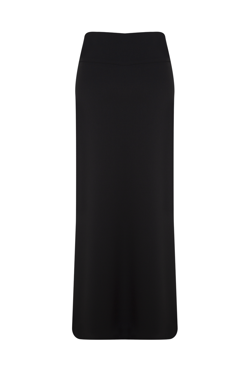 Maxi Skirt with Sculpted Belt Panel