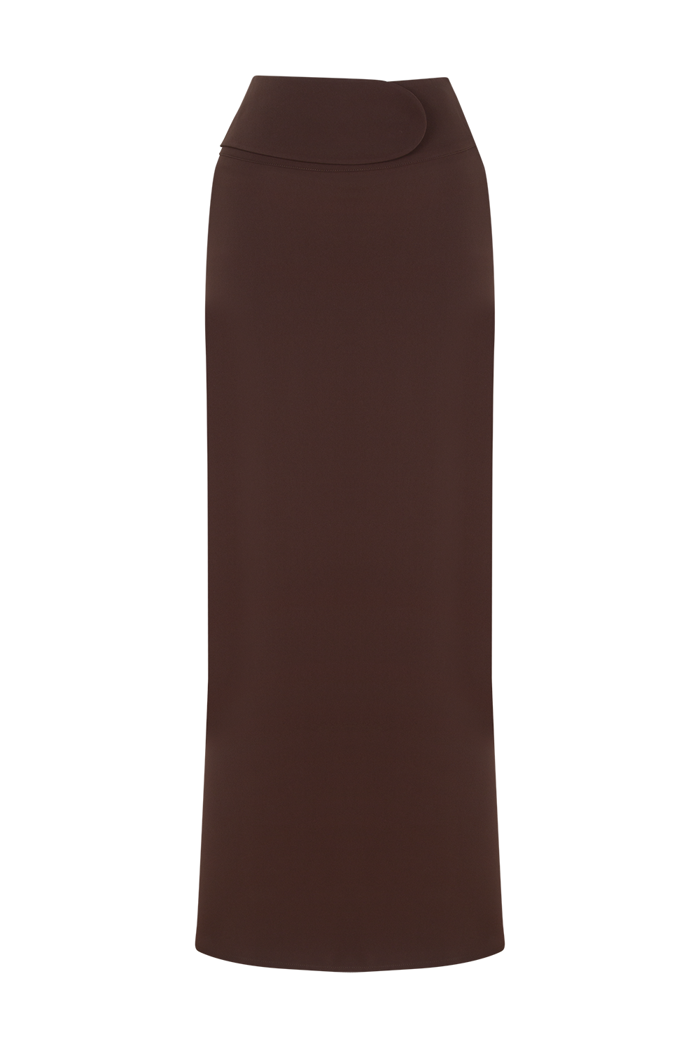 Maxi Skirt with Sculpted Belt Panel