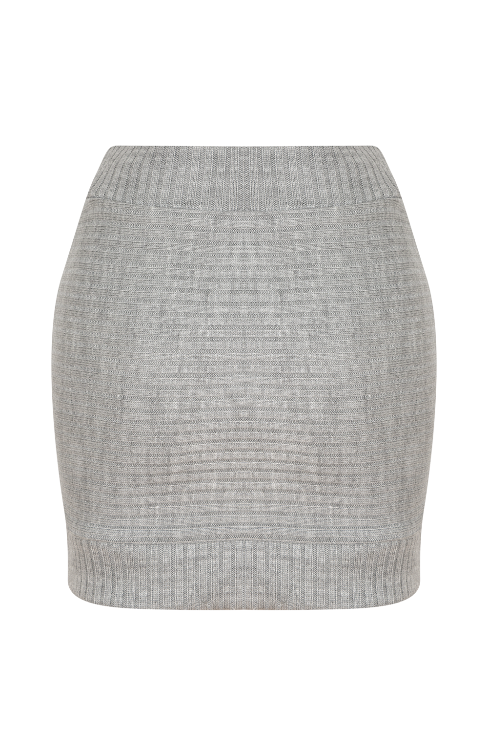 Ribbed Knit Mini Skirt