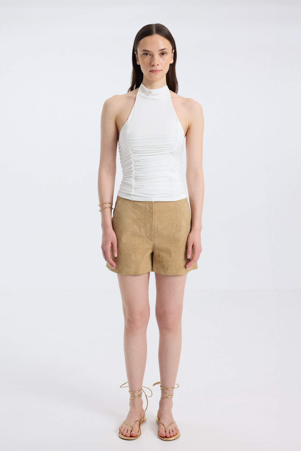 Sola Suede Shorts