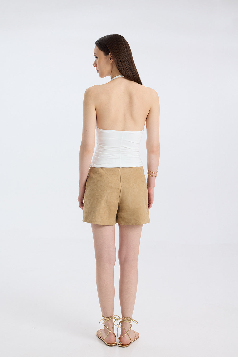 Sola Suede Shorts