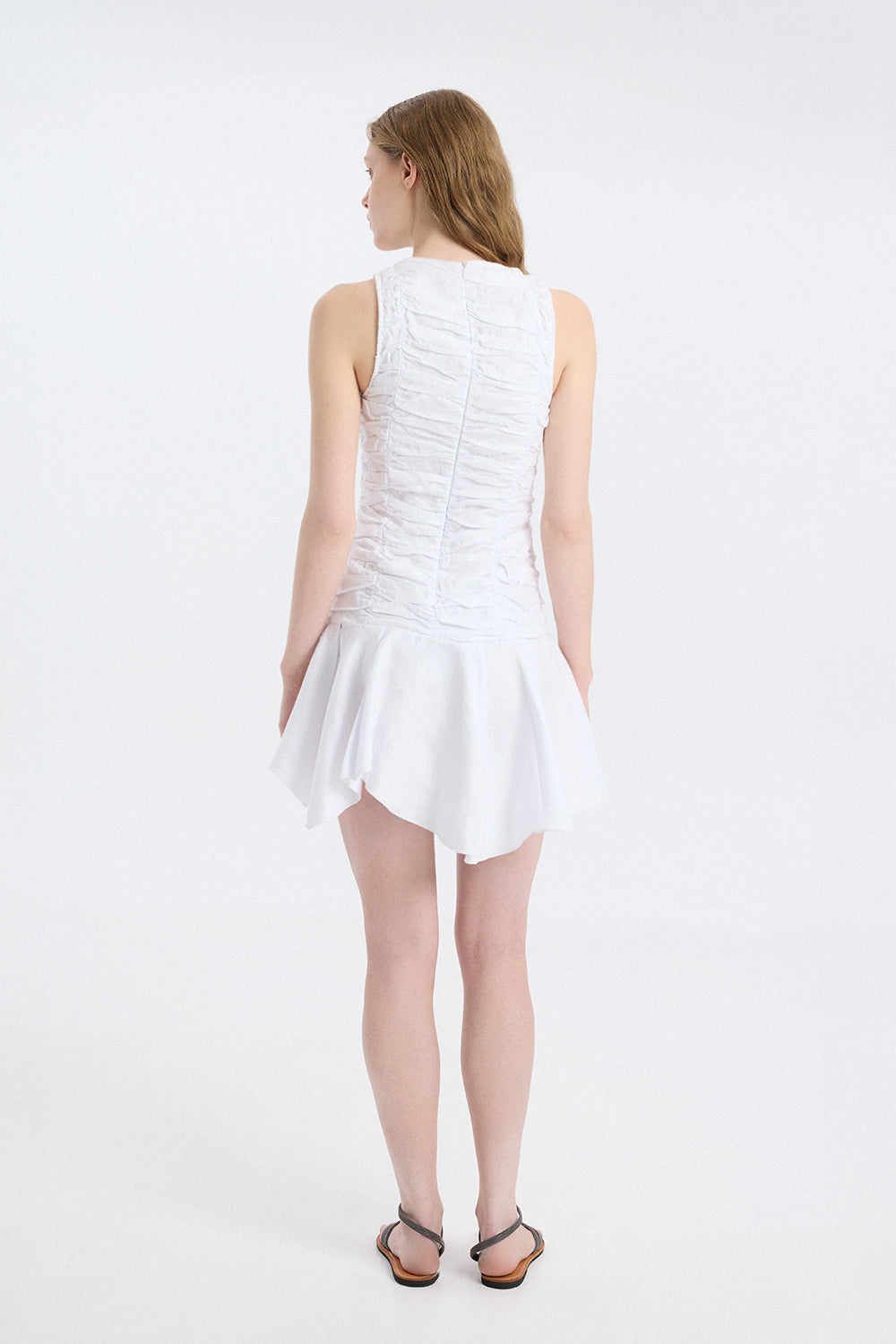Ruched Mini Dress