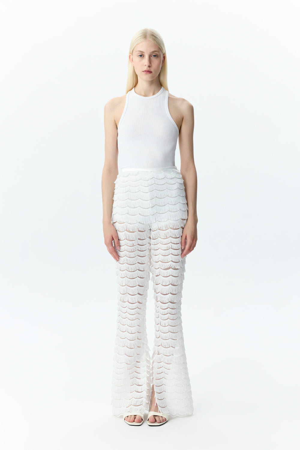 Fringe Flare Trousers