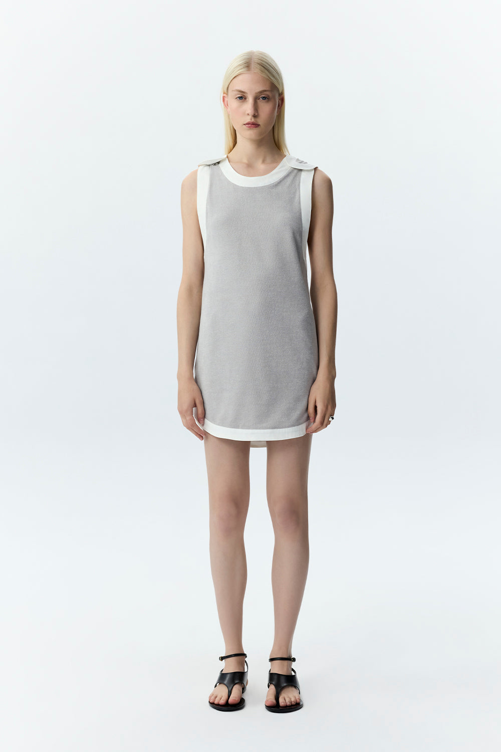 Sleeveless Sponge Dress