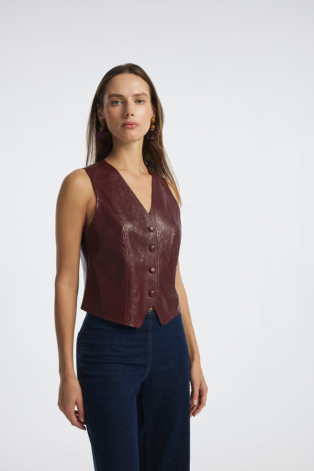 Glimpse Leather Vest