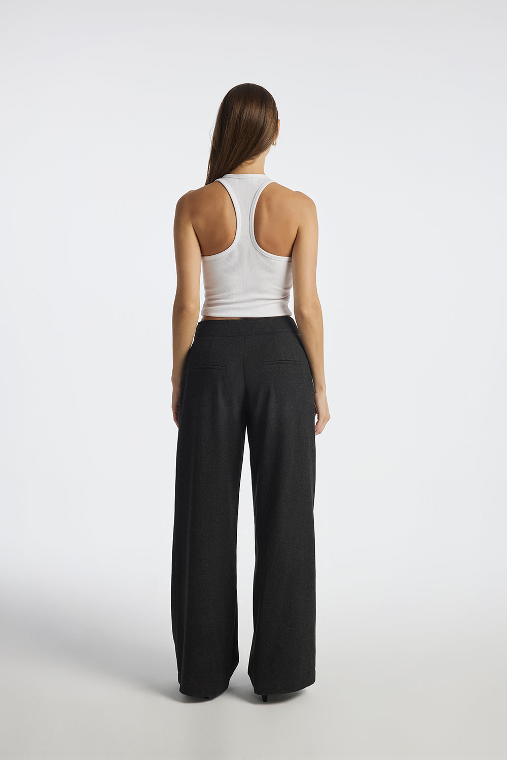 Fluid Wide-Leg Trousers