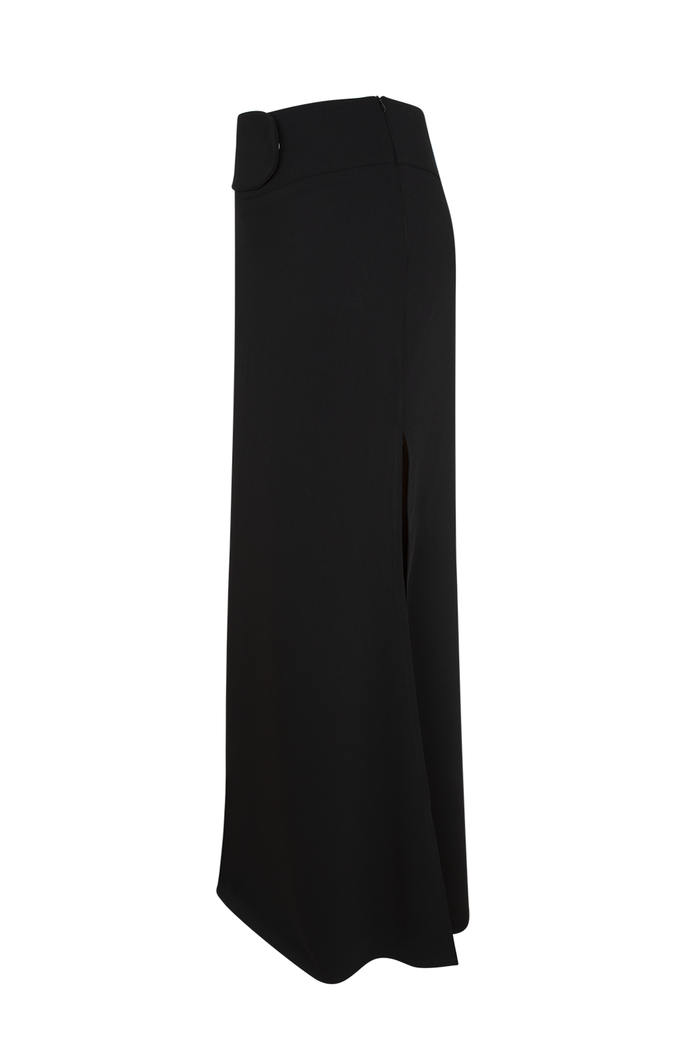 Maxi Skirt with Sculpted Belt Panel