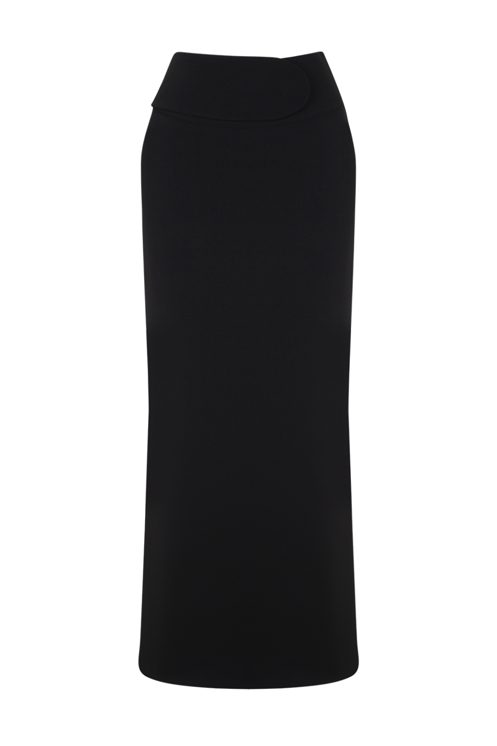 Maxi Skirt with Sculpted Belt Panel