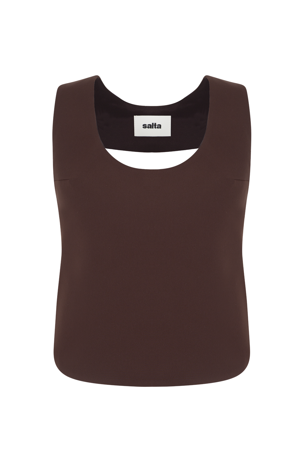 Open-back Crepe Top
