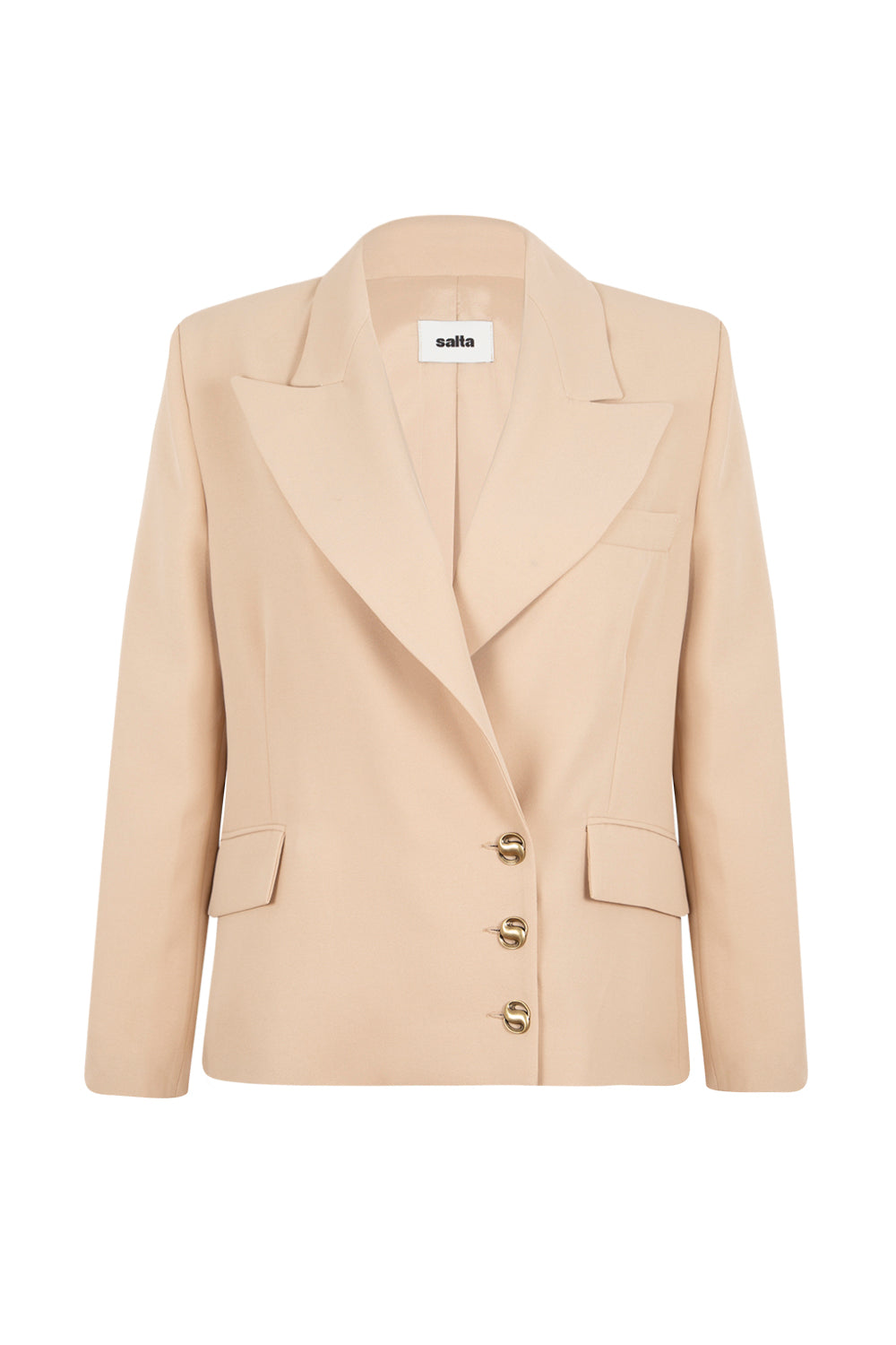 Oversized Tailored Crepe Blazer