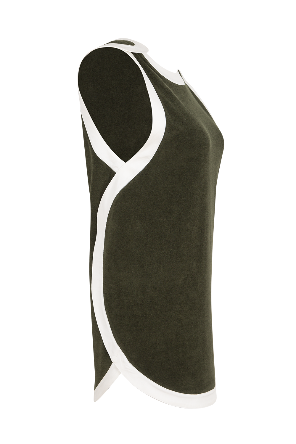 Sleeveless Sponge Dress